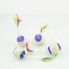 Interactive Sisal Cat Ball Toy – Feather Scratching Toy for Cats