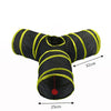 Cat Tunnel Tube Kitty Tunnel Bored Cat Pet Toys Peek Hole Toy Interactive for Indoor Cats Exercise Fun Reduce Anxiety Durable